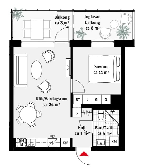 Planlösning